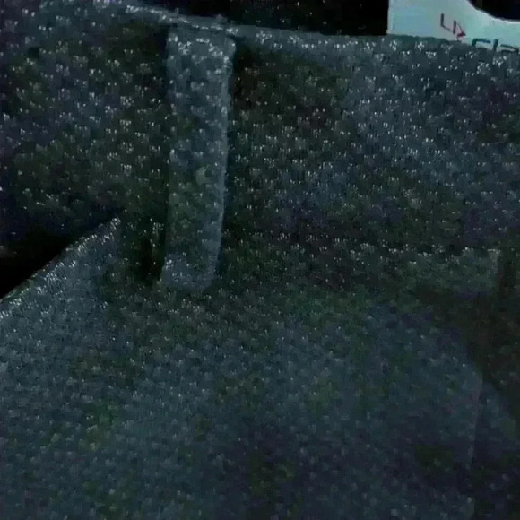 LIZ CLAIBORNE | Women's Black Metallic Emma Ankle  Length Mid Rise Pants - Picture 4 of 6